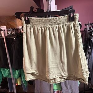 Aina Be Light Green A-Line Skirt